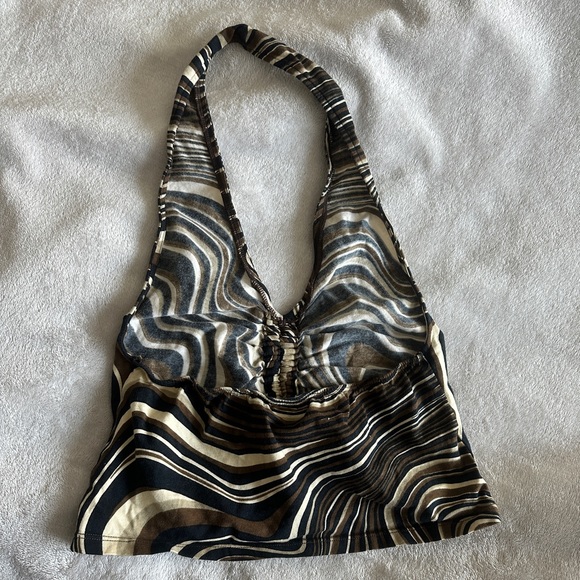 Motel Rocks 70’s style groovy halter top - Picture 5 of 5